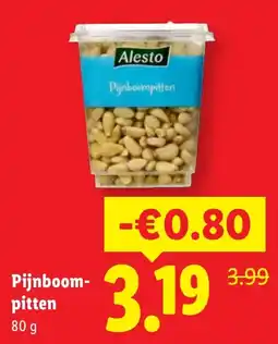 Lidl Alesto Pijnboompitten aanbieding