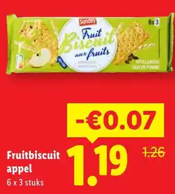 Lidl Sondéy Fruit Biscuit aanbieding