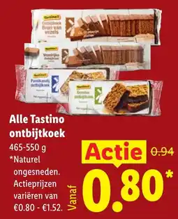 Lidl Alle Tastino ontbijtkoek aanbieding