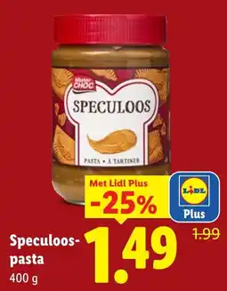 Lidl Speculoos-pasta aanbieding