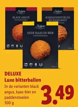 Lidl Deluxe Luxe bitterballen aanbieding