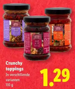 Lidl Crunchy toppings aanbieding