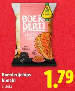 Lidl Boerderijchips kimchi aanbieding