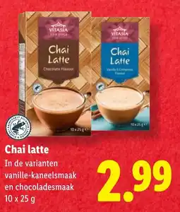 Lidl Vitasia Chai Latte aanbieding