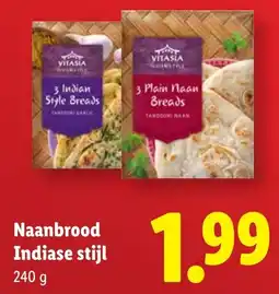 Lidl Naanbrood Indiase stijl aanbieding