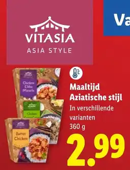 Lidl Vitasia Maaltijd Aziatische stijl aanbieding