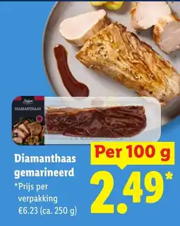 Lidl Diamanthaas gemarineerd aanbieding