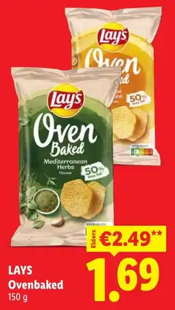 Lidl Lays Ovenbaked aanbieding