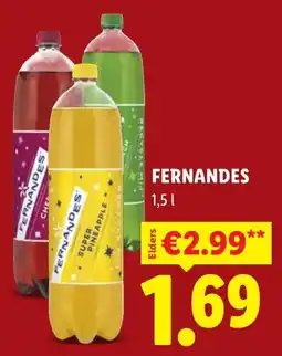 Lidl Fernandes aanbieding