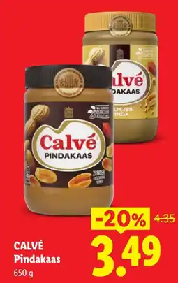 Lidl Calvé Pindakaas aanbieding