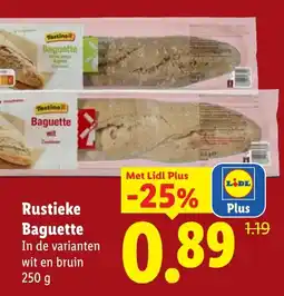 Lidl Tastino Baguette aanbieding