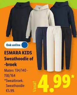 Lidl Esmara Kids Sweatshirt of -broek aanbieding