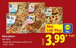 Lidl Verse pizza's aanbieding