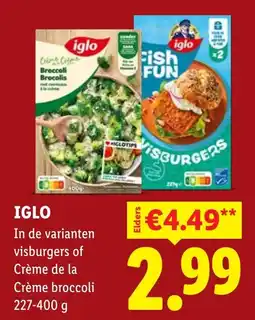 Lidl Iglo Crème de la Crème broccoli aanbieding