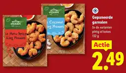 Lidl Gepaneerde garnalen aanbieding