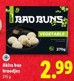 Lidl Akira bao broodjes aanbieding