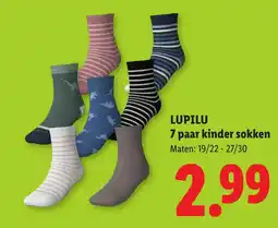 Lidl Lupilu kinder sokken aanbieding