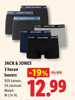 Lidl Jack & Jones heren boxers aanbieding