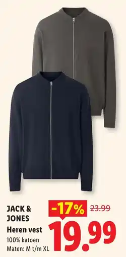 Lidl Heren vest aanbieding