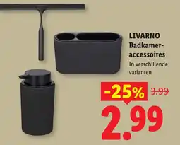 Lidl Livarno Badkamer-accessoires aanbieding