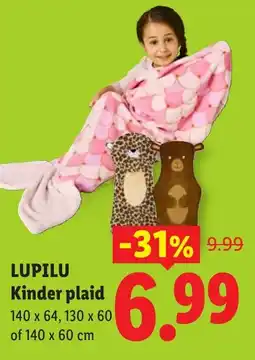 Lidl Lupilu Kinder plaid aanbieding