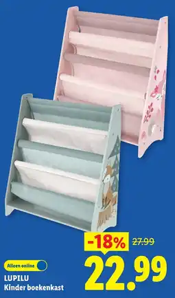 Lidl Lupilu Kinder boekenkast aanbieding
