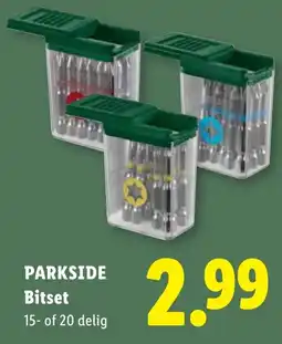 Lidl Parkside Bitset aanbieding