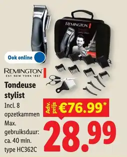 Lidl Remington Tondeuse Stylist aanbieding