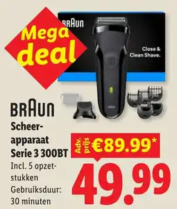 Lidl Braun scheerapparaat aanbieding