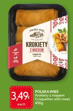 Food Plus Polska Wies Krokiety z mięsem aanbieding