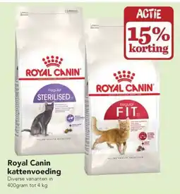 Dierspecialist Royal Canin kattenvoeding aanbieding
