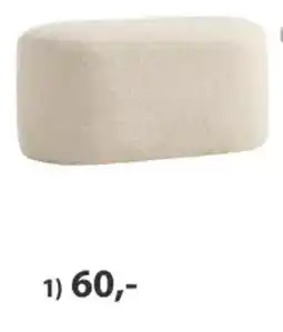 Jysk Orebo Poef aanbieding