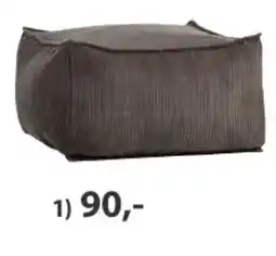 Jysk Agger Poef aanbieding