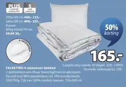Jysk FALKETIND 4-seizoenen dekbed aanbieding
