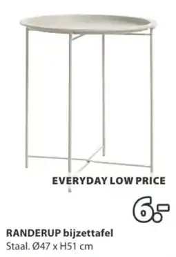 Jysk RANDERUP bijzettafel aanbieding