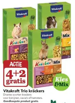 Dierspecialist Vitakraft Trio kräckers aanbieding