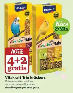 Dierspecialist Vitakraft Trio kräckers aanbieding