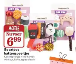 Dierspecialist Beeztees kattenspeeltjes aanbieding