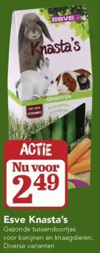Dierspecialist Esve Knasta's aanbieding