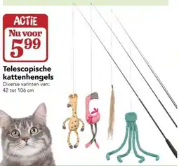 Dierspecialist Telescopische Kattenhengels aanbieding