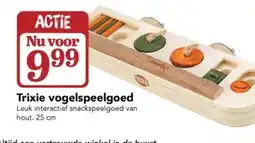 Dierspecialist Trixie vogelspeelgoed aanbieding