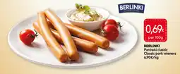 Food Plus Berlinki Classic Pork Wieners aanbieding