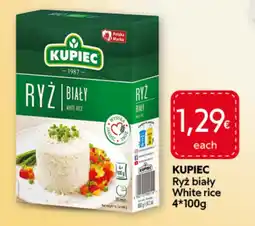 Food Plus KUPIEC White rice aanbieding
