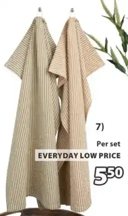 Jysk Ranunkel Theedoek aanbieding