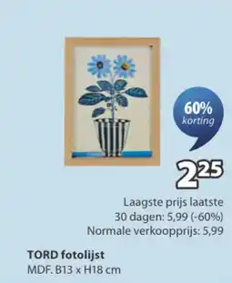 Jysk TORD fotolijst aanbieding