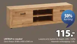 Jysk LINTRUP tv-meubel aanbieding