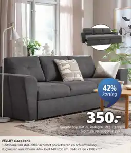 Jysk Vejlby Slaapbank aanbieding