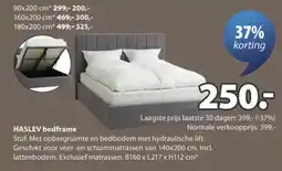 Jysk HASLEV bedframe aanbieding
