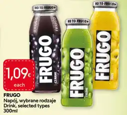 Food Plus frugo drink selected types aanbieding