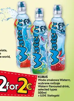 Food Plus KUBUS Waterrr aanbieding